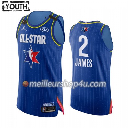 Maillot Basket Enfant Los Angeles Lakers LeBron James 2 2020 All-Star Jordan Brand Kobe Forever Bleu Swingman